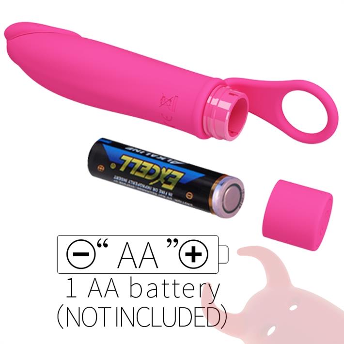 Vibrador con 10 velocidades y anillo para sujetar