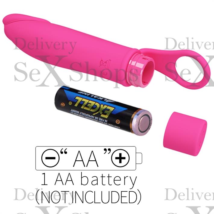 Vibrador con 10 velocidades y anillo para sujetar