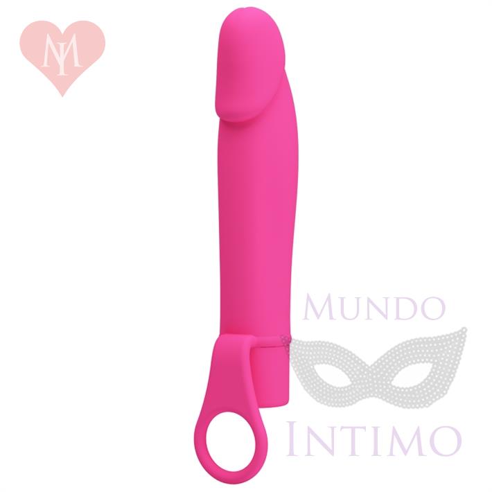 Vibrador con 10 velocidades y anillo para sujetar