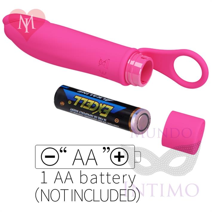 Vibrador con 10 velocidades y anillo para sujetar