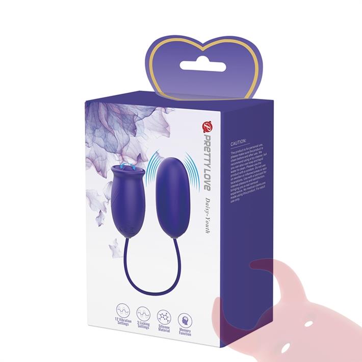 Doble vibrador Bala + Vibrador con forma de lengua