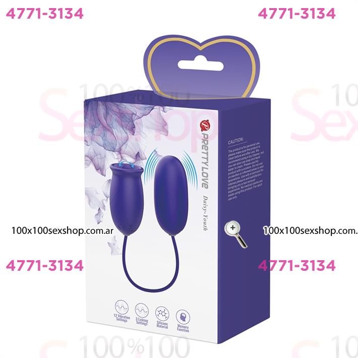 Doble vibrador Bala + Vibrador con forma de lengua