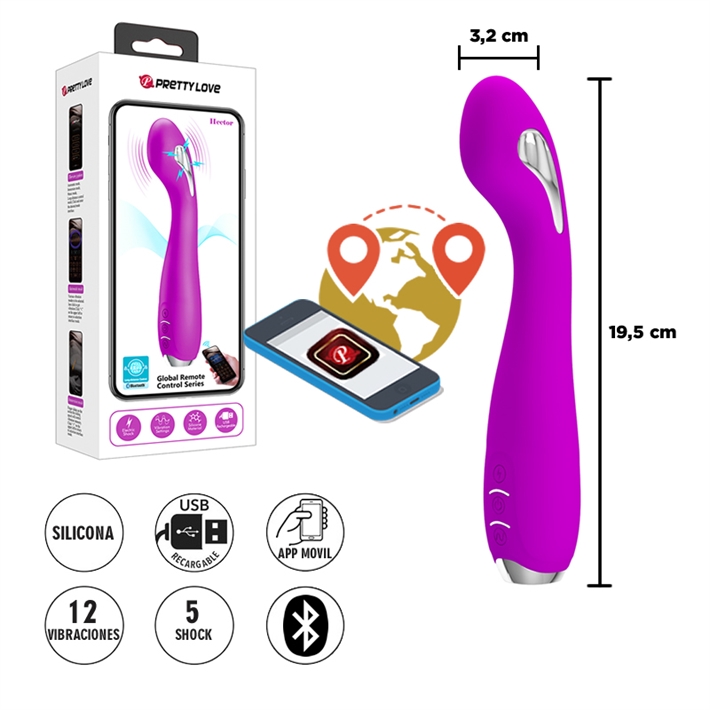 Estimulador de punto G con control inalambrico via APPEAN: 6959532325850