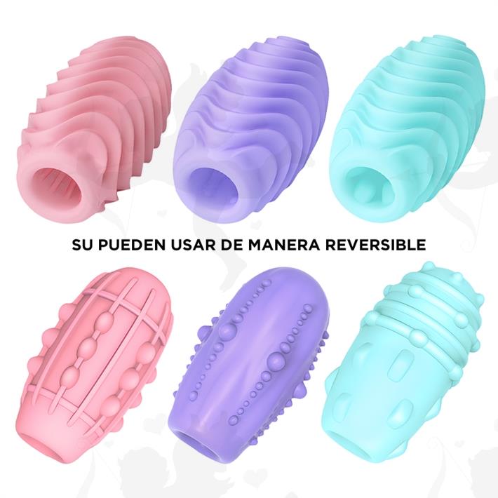 Masturbadores masculinos con texturas internas variadas