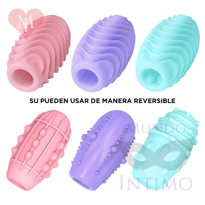 Masturbadores masculinos con texturas internas variadas