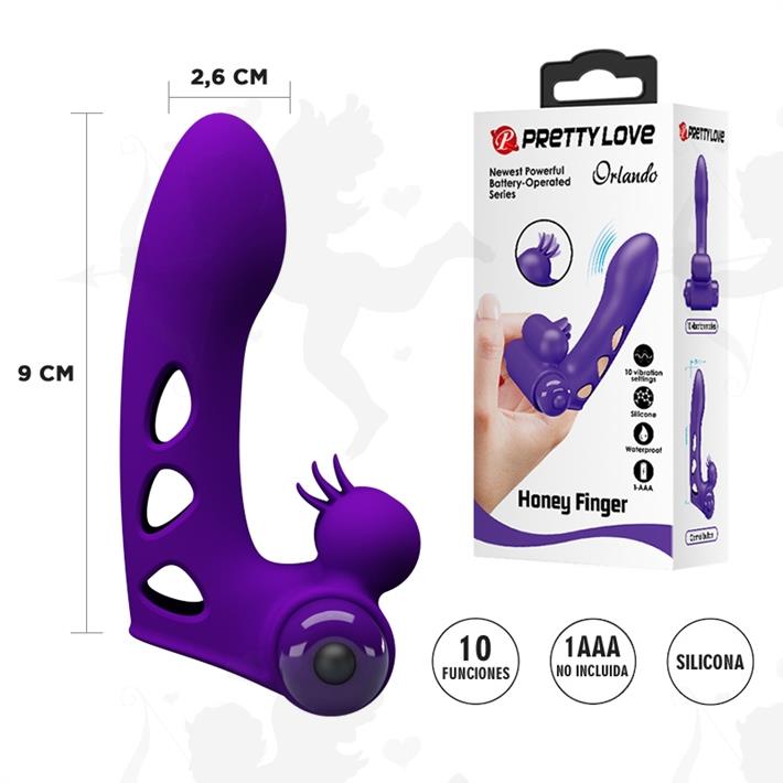 Cód: SS-PL-014836-1 - Vibrador para dedo con estimulador de clitoris  - $ 40300