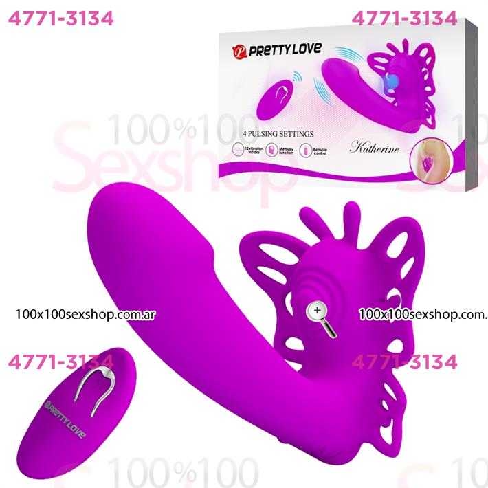 Cód: CA SS-PL-014849 - Vibrador de punto G con vibrador de clitoris, control remoto y carga USB - $ 83700