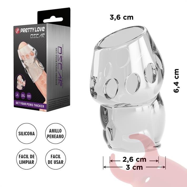 Funda para pene abierta de material TPR