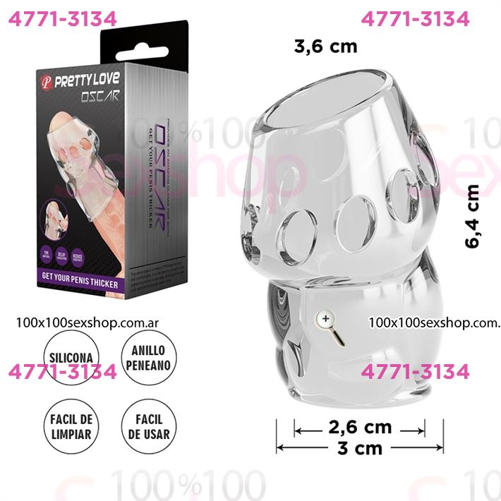 Funda para pene abierta de material TPR