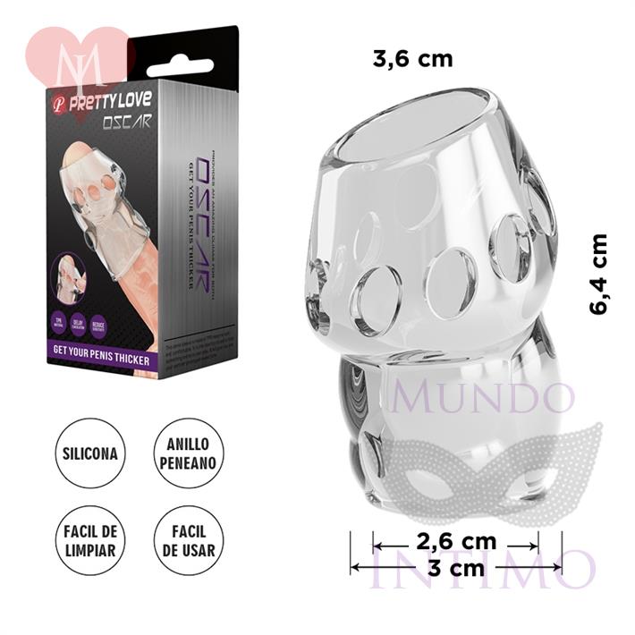 Funda para pene abierta de material TPR