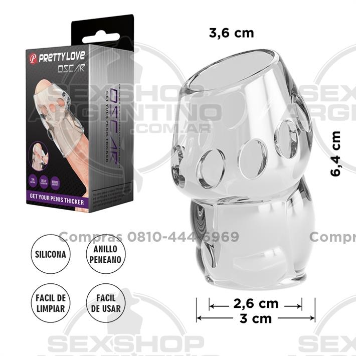 Funda para pene abierta de material TPR