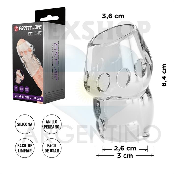 Funda para pene abierta de material TPR