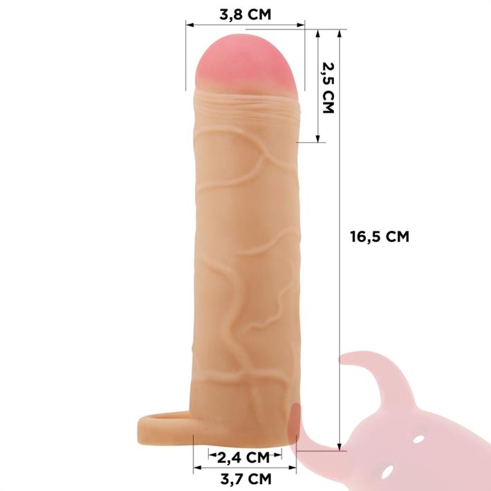 Extension Bunion para pene de 2,5 cm