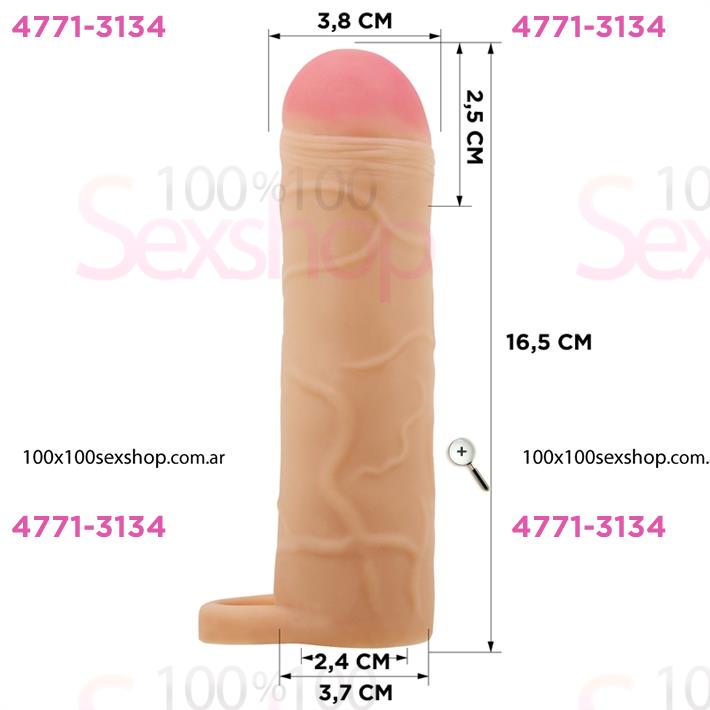 Extension Bunion para pene de 2,5 cm