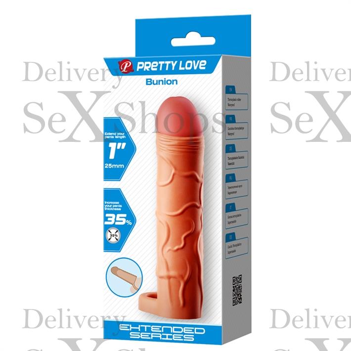 Extension Bunion para pene de 2,5 cm