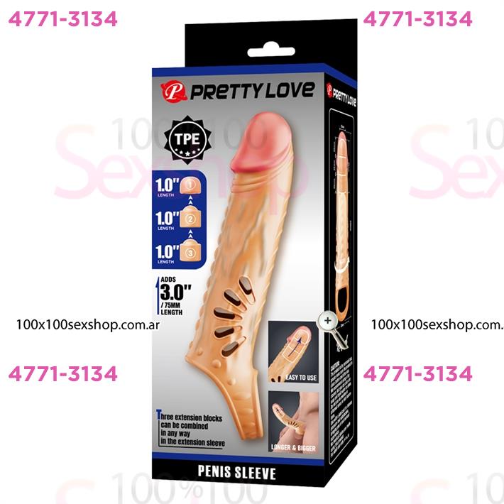 Extensor Premium Realista con 3 Tips Extensibles