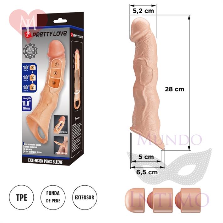  Funda extensora modular: diseño ajustable con múltiples combinaciones de longitud 
