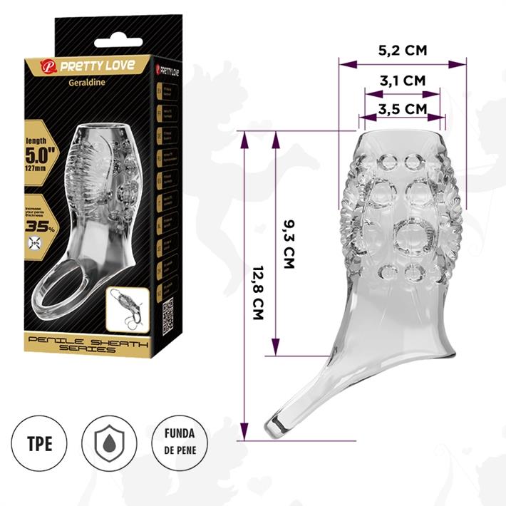 Funda parcial con anillo de bloqueo: diseño elástico que mantiene la sensibilidad natural