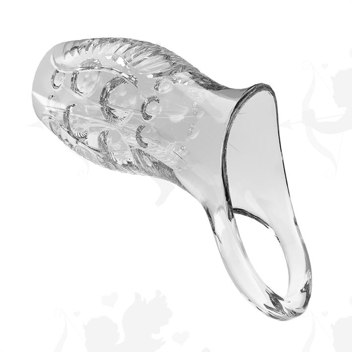 Funda parcial con anillo de bloqueo: diseño elástico que mantiene la sensibilidad natural
