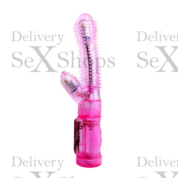 Masajeador vaginal con estimulacion de clitoris