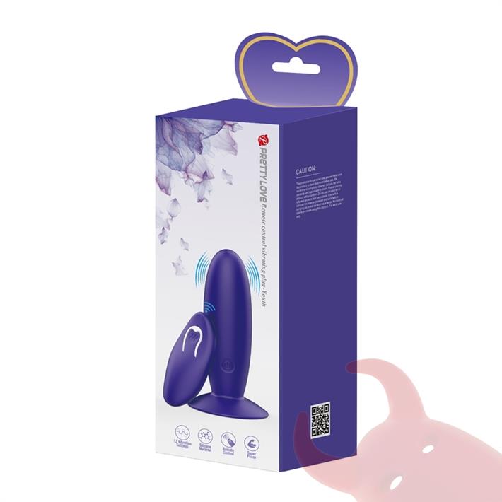 Dilatador anal con control remoto y carga USB