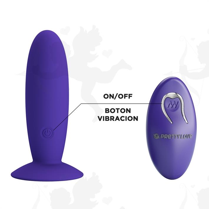 Dilatador anal con control remoto y carga USB