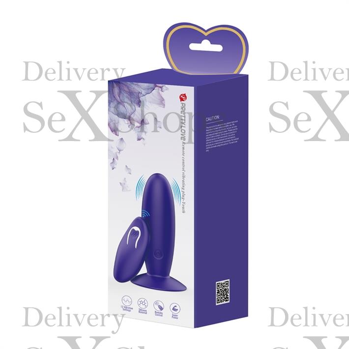 Dilatador anal con control remoto y carga USB