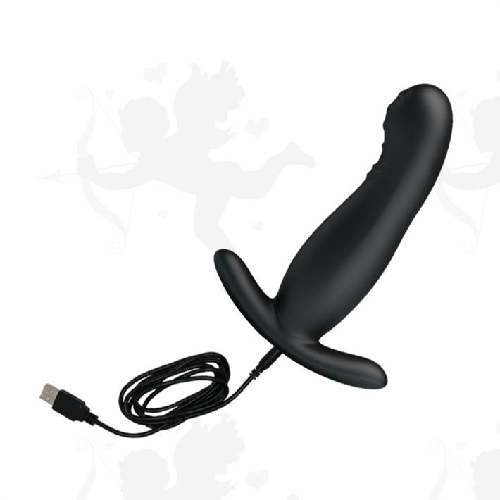 Estimulador vaginal con 7 modos de vibracion y 4 modos de ondulacion con carga USB