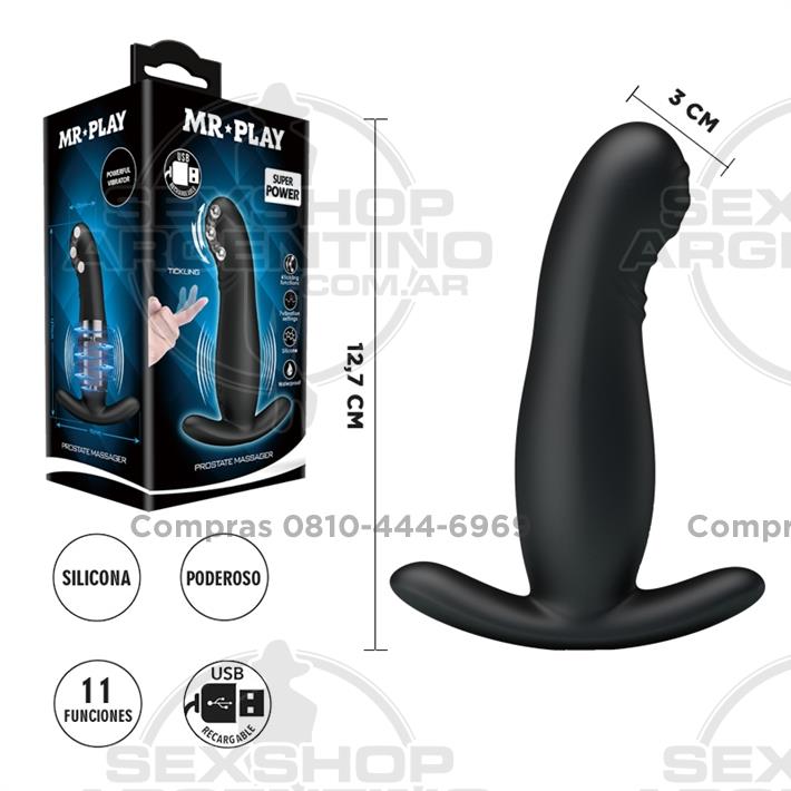  - Estimulador vaginal con 7 modos de vibracion y 4 modos de ondulacion con carga USB