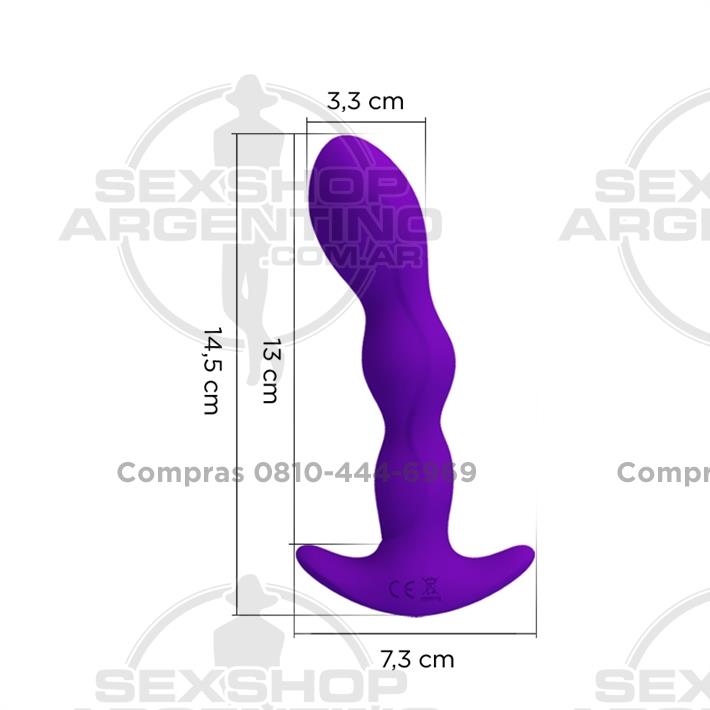 - Dilatador anal con 12 modos de vibracion y carga USB - SS-PL-040068-1 - Dilatador anal con 12 modos de vibracion y carga USB