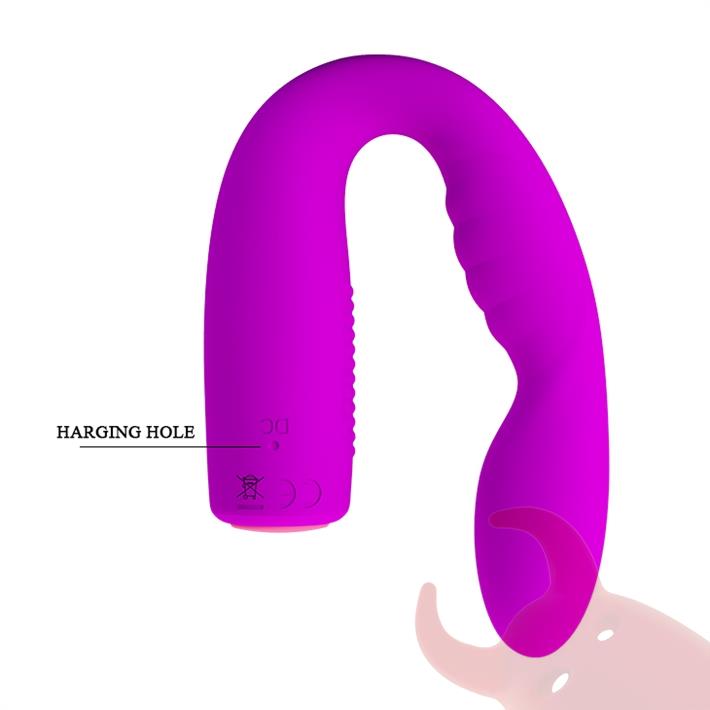 Vibrador estimulador de punto G y masajeador de clitoris 
