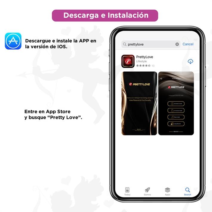 Dilatador anal con control remoto via app y funcion de choque