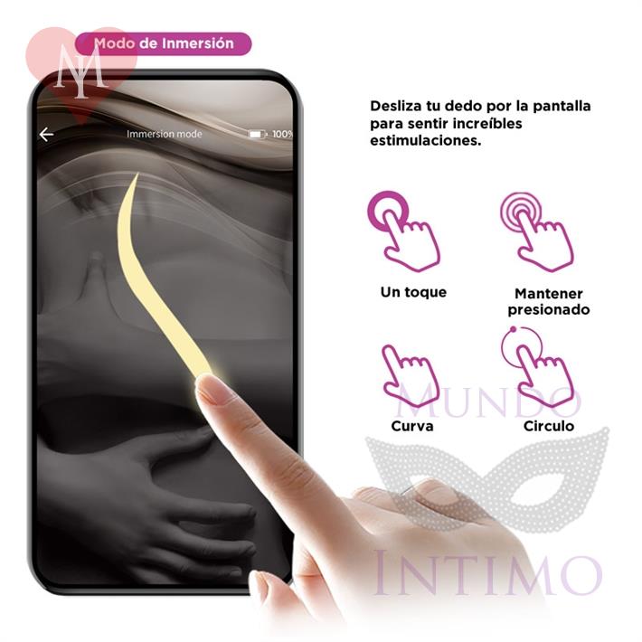 Dilatador anal con control remoto via app y funcion de choque