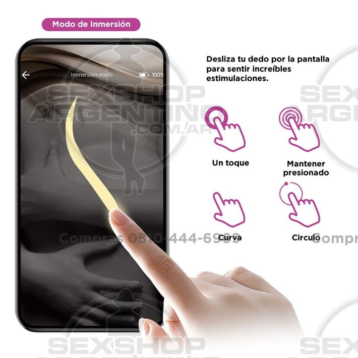 Dilatador anal con control remoto via app y funcion de choque