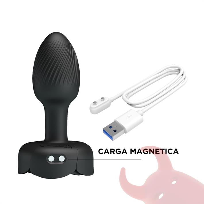 Plug Anal con Luces LED y Vibraciones Potentes