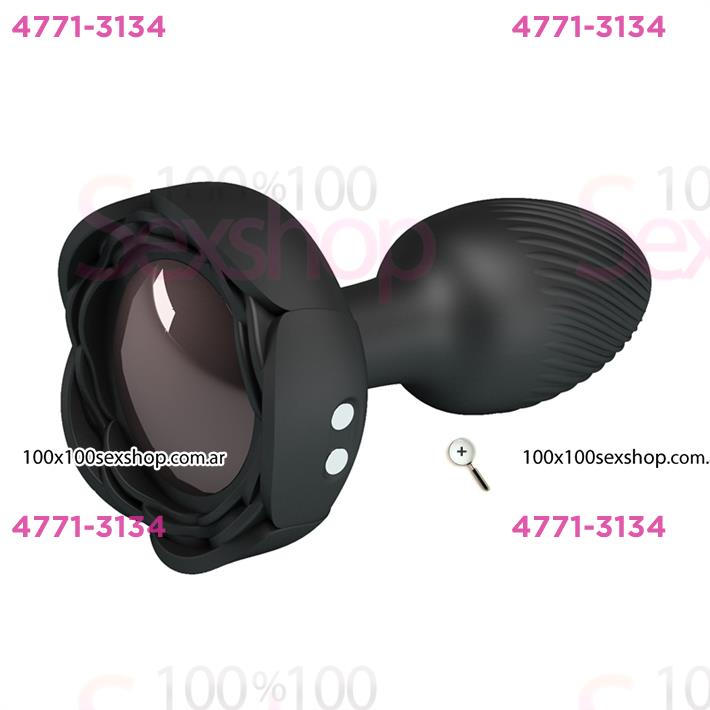 Cód: CA SS-PL-040184 - Plug Anal con Luces LED y Vibraciones Potentes - $ 79000