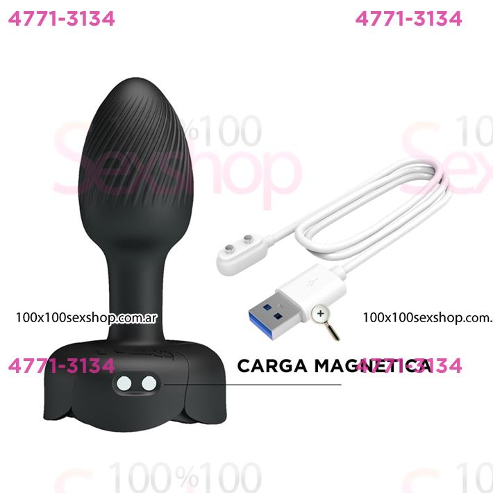 Plug Anal con Luces LED y Vibraciones Potentes