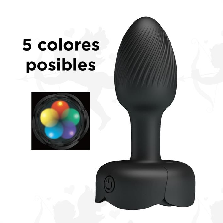 Plug Anal con Luces LED y Vibraciones Potentes