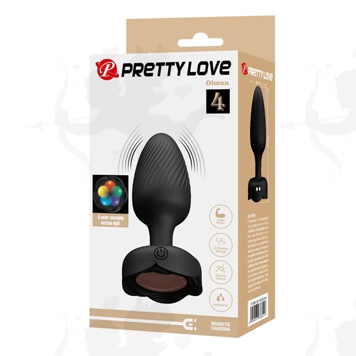 Plug Anal con Luces LED y Vibraciones Potentes