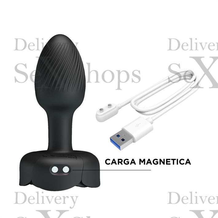 Plug Anal con Luces LED y Vibraciones Potentes
