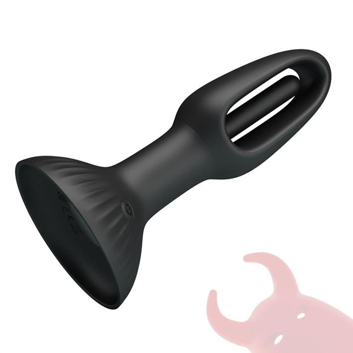 Hubert dilatador anal con estimulador con movimiento y carga USB