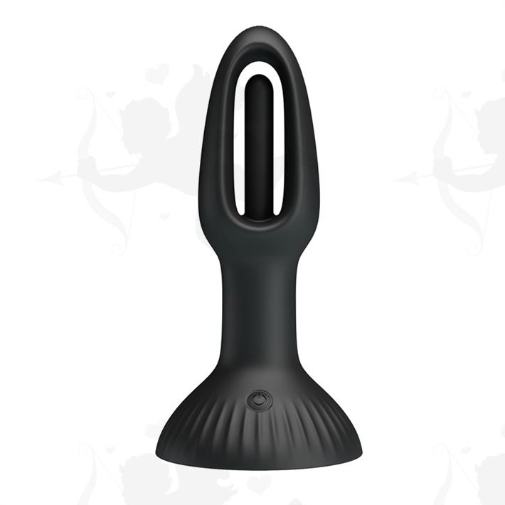 Hubert dilatador anal con estimulador con movimiento y carga USB