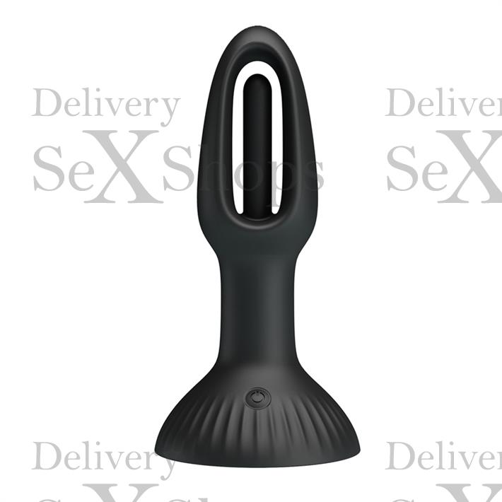 Hubert dilatador anal con estimulador con movimiento y carga USB