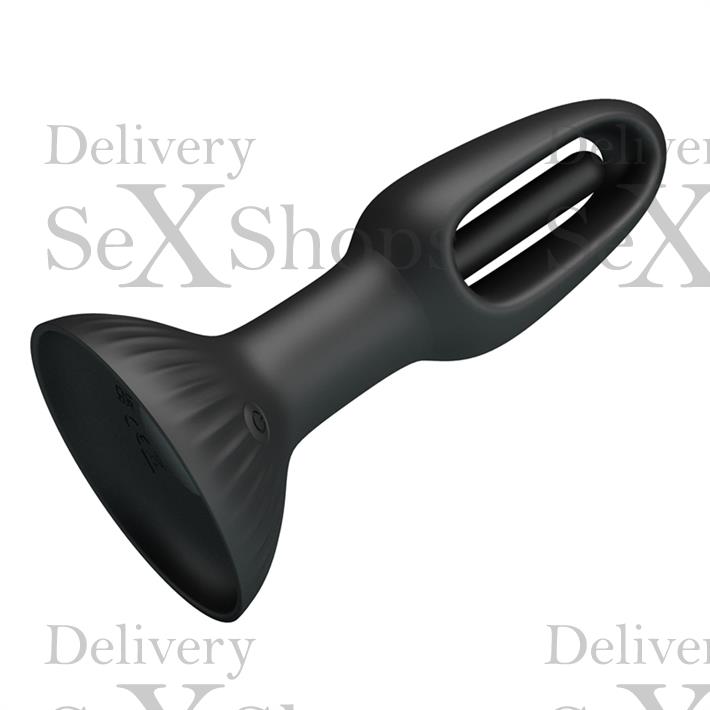 Hubert dilatador anal con estimulador con movimiento y carga USB