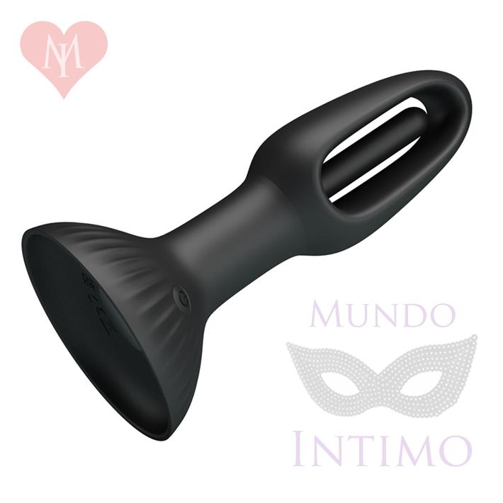 Hubert dilatador anal con estimulador con movimiento y carga USB