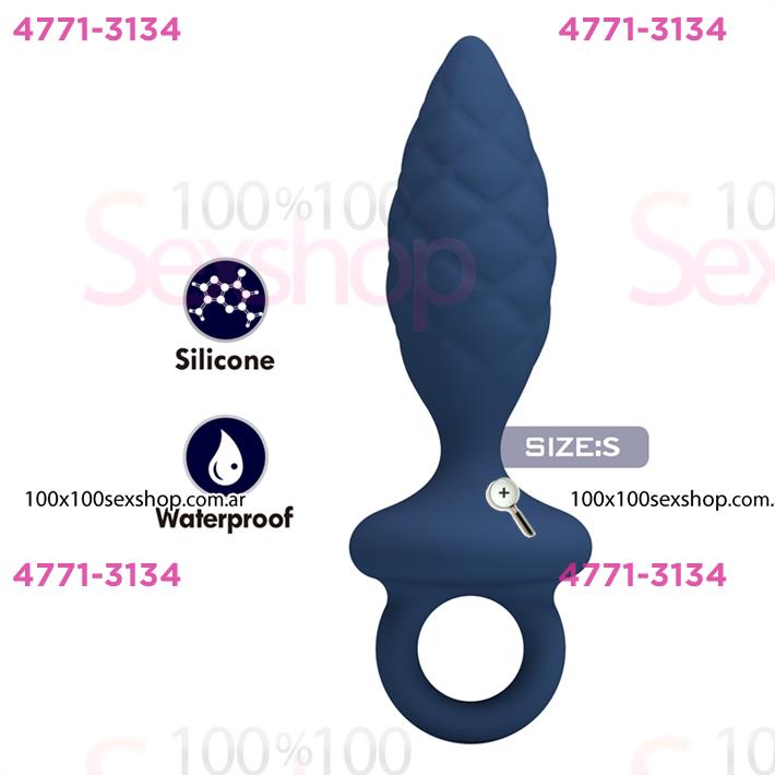 Plug anal de silicona: diseño suave, flexible y cómodo