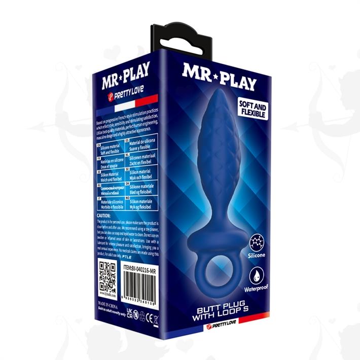 Plug anal de silicona: diseño suave, flexible y cómodo