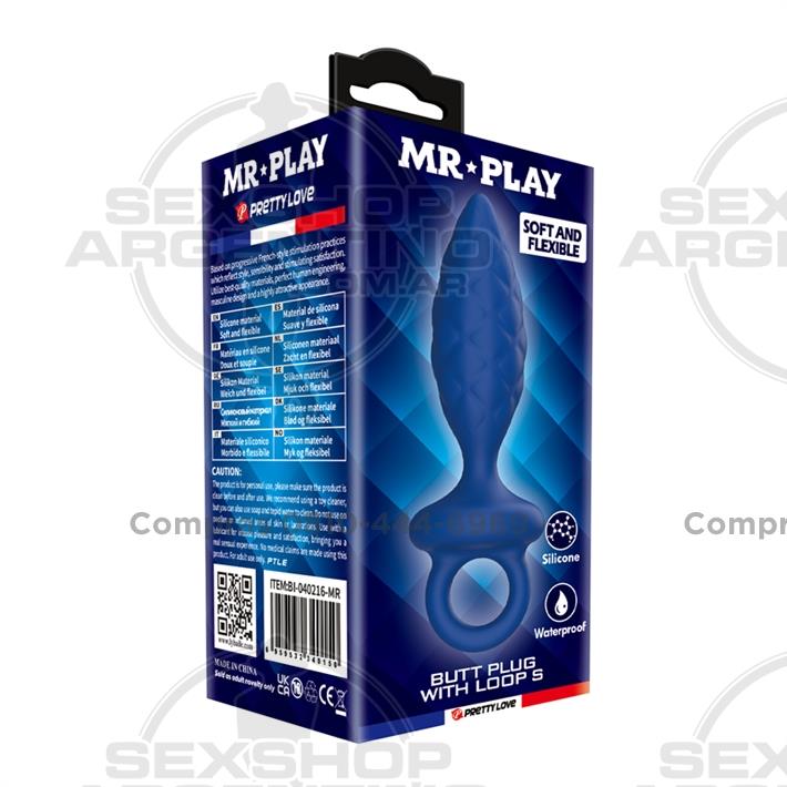 Plug anal de silicona: diseño suave, flexible y cómodo