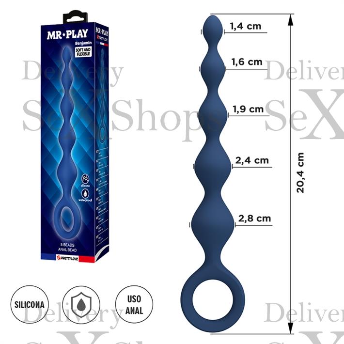 Bolitas anales de silicona: diseño progresivo flexible para estimulación gradual Bolitas anales de silicona: diseño progresivo flexible para estimulación gradual