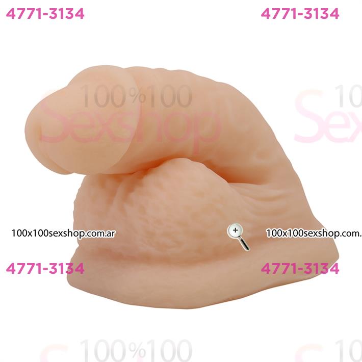 Dildo realista flexible: textura natural con diseño elástico y tacto suave